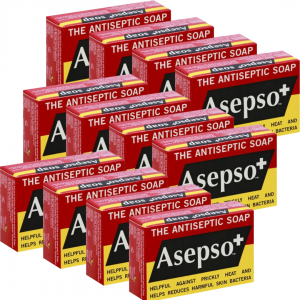 Asepso 安施露 除菌潔膚沐浴肥皂 80g 12盒